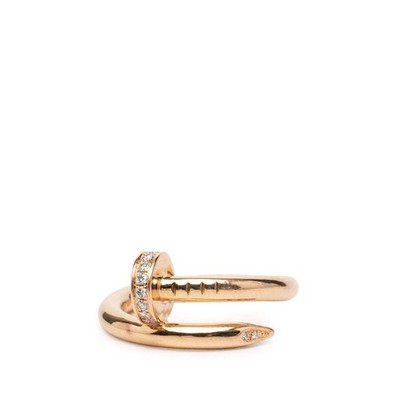 Cartier Juste Un Clou Ring #49 K18PG PG  Diamond 973714