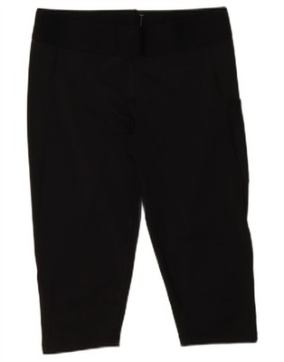 Adidas Damen Grafik Capri Leggings UK 12/14 Medium schwarz CP27