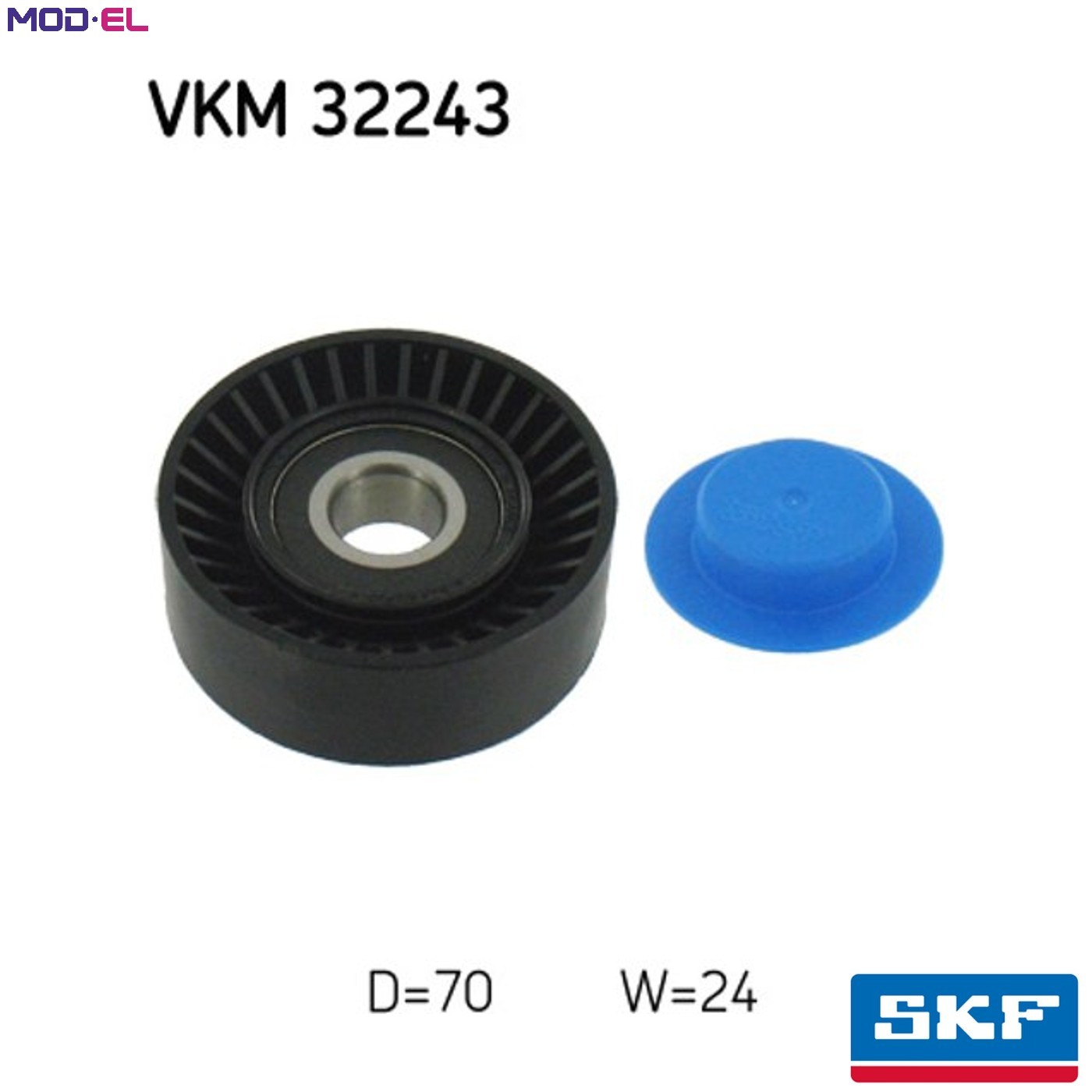 2x ✅Fits SKF VKM 32243 Deflection/Guide Pulley, V-ribbed belt VKM 32 ⭐UK Seller⭐ - Image 18