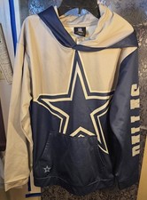 Team Apparel-Boy's blue/silver youth NFL Dallas Cowboys 1 pocket hoodie XL