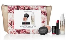 NIB Bare Minerals Winter Warmth 3 Piece Gift Set In Makeup Bag