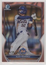 2023 Bowman Chrome Prospects Rose Gold Lava Refractor 5/10 Alex Ramirez 0j81