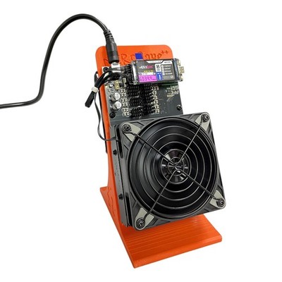 NerdQaxe++ Rev 6.1 6TH/s SHA-256 WIFI Bitcoin BTC BCH ETH 100W Solo Mining Miner