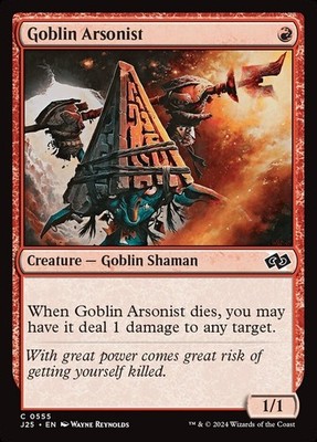 (x4) Goblin Arsonist 0555 Play Set Common Foundations Jumpstart MTG NM