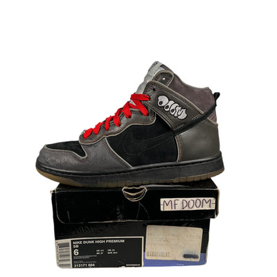 Nike SB Dunk High MF DOOM (2007) Size 6 RARE Black Box