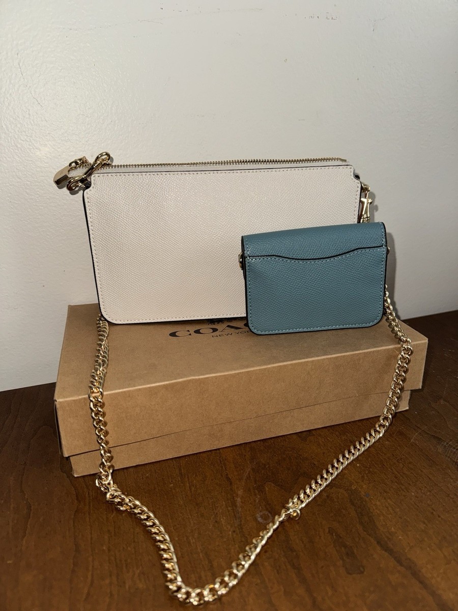 Coach Color Block Poppy Crossbody Bag with card case | eBay