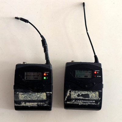 Used Sennheiser EW 100 G2 Wireless Transmitter & Receiver Set ( See Photos )