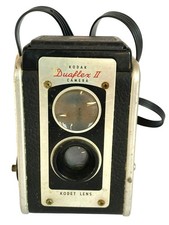Vintage Kodak Duaflex II 2 Duaflex iV 4 Film Camera w/ Kodet Lens Untested AS IS