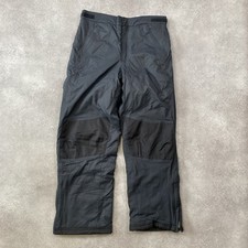 L.L. Bean Snow Pants Womens 12 Full Zip Lined Ski Trousers, Black