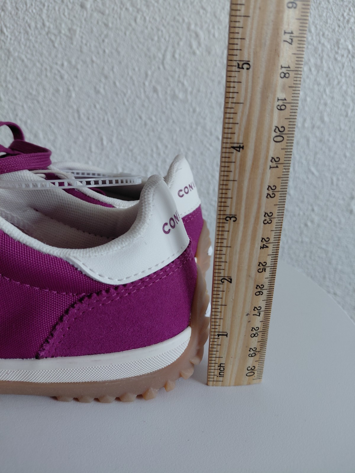 Nwob Converse Run Star Trainer Ox Suede Sneakers Purple Mens 4 Womens 5.5  thumbnail 10