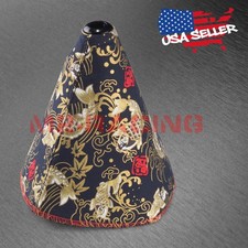 Universal Jdm Wave Koi Fish Sakura Shift Boot Cover Universal Atmt Transmission