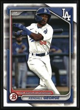 2024 Bowman Prospects Kendall George #BP-58 Los Angeles Dodgers