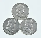 Higher Grade - 1951 1951 1954 Franklin Half Dollar 90% SIlver Lot *178