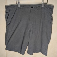 Men's O'Neill Hybrid Shorts Gray Chino Stretch 38 11" Inseam Casual Summer