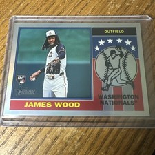 2025 Topps Heritage James Wood RC Player Icons 