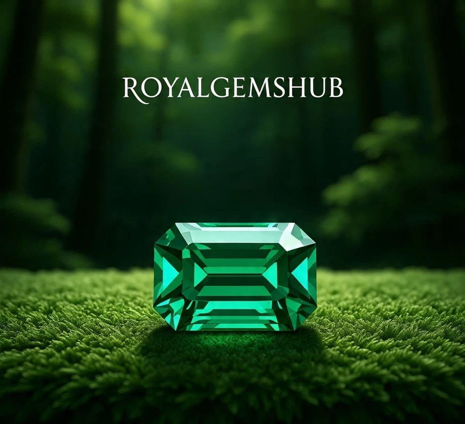 Сертифицированный натуральный зеленый изумруд огранки D высшего качества 5 карат VVS1 +🎁 - Изображение 3 из 4