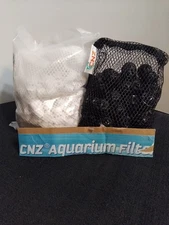 Cnz Aquarium  Filter 2 Bags Super  Bio Balls And 2 Bags Bio Ceramic Rings