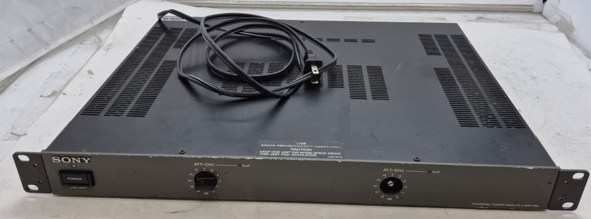 SONY SRP-P50 プロ仕様 2chパワーアンプ 1U ラックマウント 【公式通販】 SONY SRP-P50 プロ仕様 2chパワーアンプ 1U ラックマウント 【公式通販】