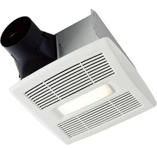 Broan AE80SL 80 CFM 0.7 Sones Ceiling Mounted Energy Star Rated - White