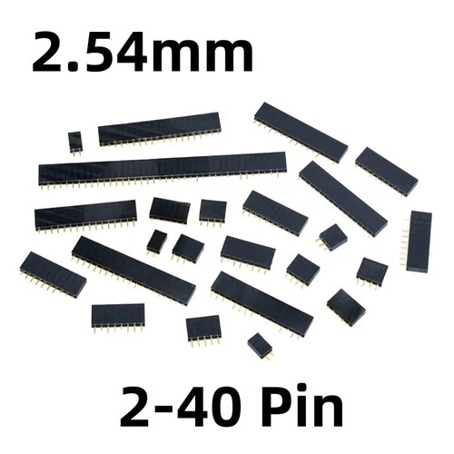 Buchsenleiste 2.54mm weiblich Pin Header Single Row for Arduinos Raspberry Pi