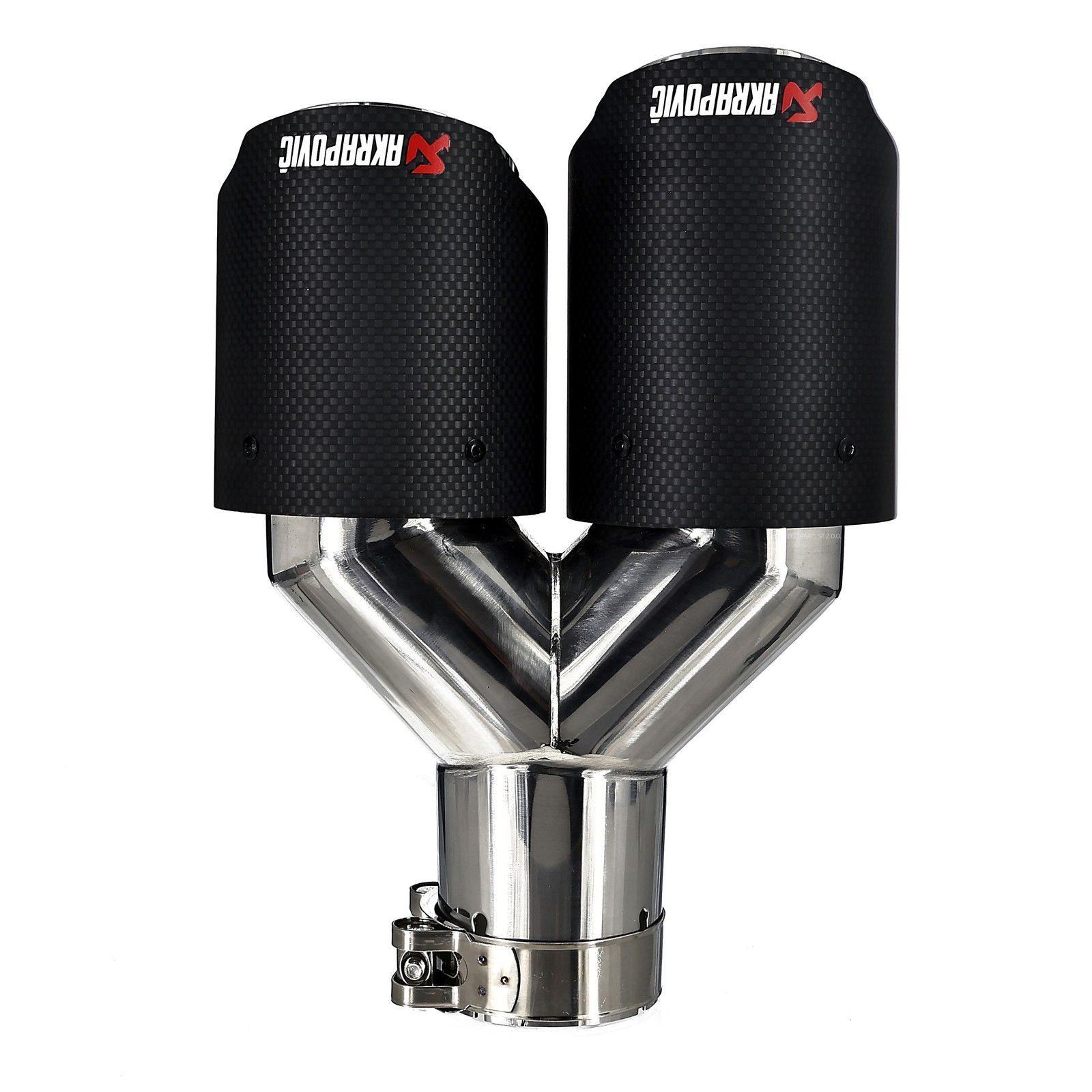 Silencieux Akrapovic Duplex carbone droit TP-CT/10 pour ligne échappement sport BMW M5 F10