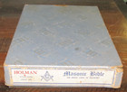 Vintage Holy Bible Masonic 1951 Edition Holman Blue Cover Illustrated Edition — photo 3