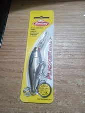 Berkley Flicker Shad Fishing Lure, 2 3/4in - 5/16 oz, Black Silver Flash 