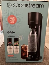 Soda Stream Gaia Sparkling Water Maker Black New (BB: 8/19/2025)