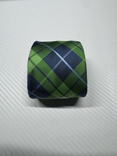 Boys Tie Chaps Geometric Design Green / Blue