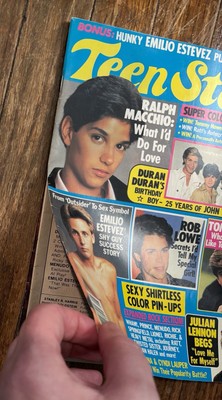 Teen Stars Magazine August 1985 Emilio Estevez Ralph Macchio ...