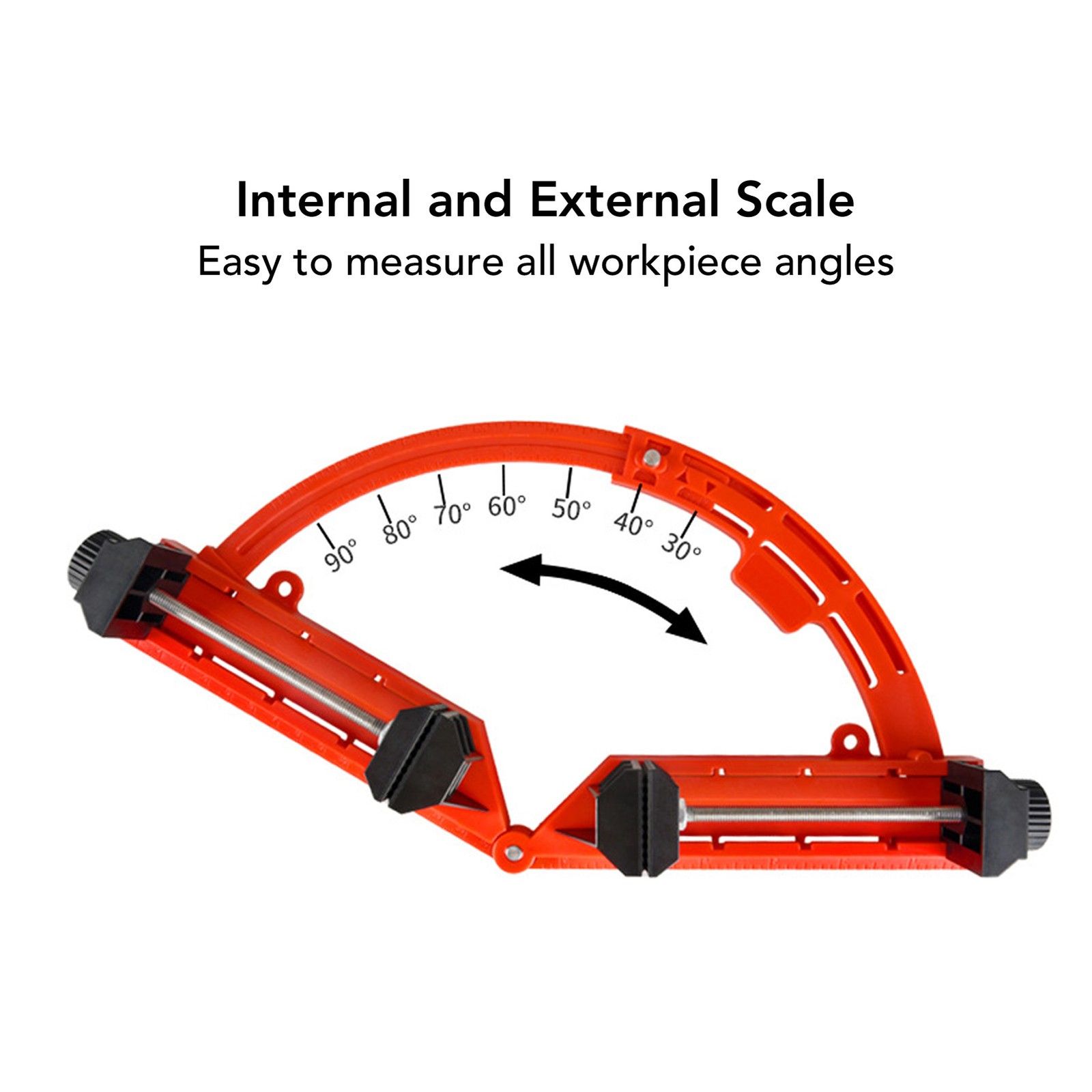 Movable Corner Clamp 30‑90 Degree Adjustable Multi Angle Clamp Fixing Tool F BL