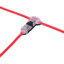 Quick Solderless T Tap 1 Pin Low Voltage Wire Splice Connector 24-20 AWG Cable