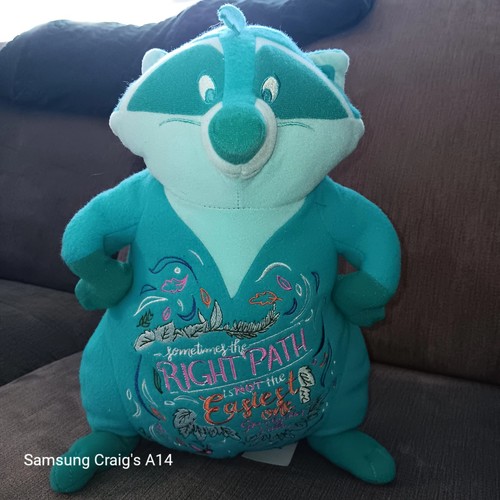 Disney Store Wisdom Collection Meeko Pocahontas raccoon plush soft toy