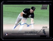 2022 Topps Stadium Club Autograph Romy Gonzalez RC Auto Boston Red Sox