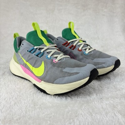 Nike Juniper Trail 2 Next Nature Low Men Sz 11.5/ 45.5 Wolf Grey Volt Multicolor