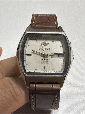 Vintage MENS AUTHENTIC ''ORIENT'' 3 STAR CRYSTAL 21 JEWELS AUTOMATIC WRIST WATCH