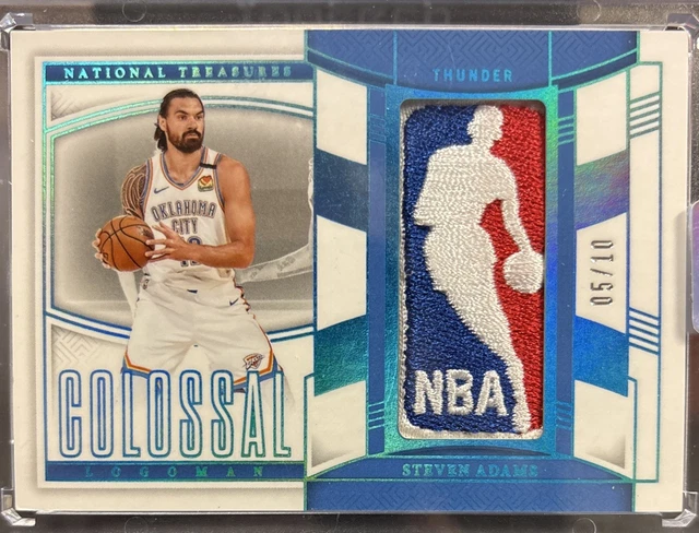 2024-25 National Treasures Steven Adams GAME USED LOGOMAN PATCH 05/10 Thunder