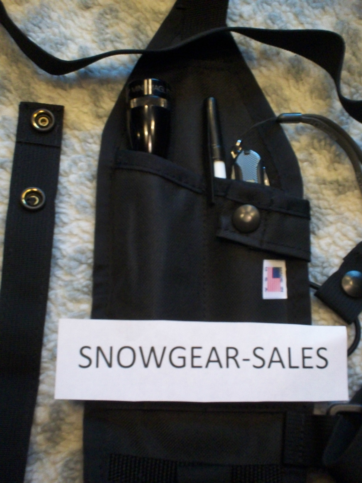 Secret Agent Style Shoulder Radio Harness for left handed USH 300-R. | eBay