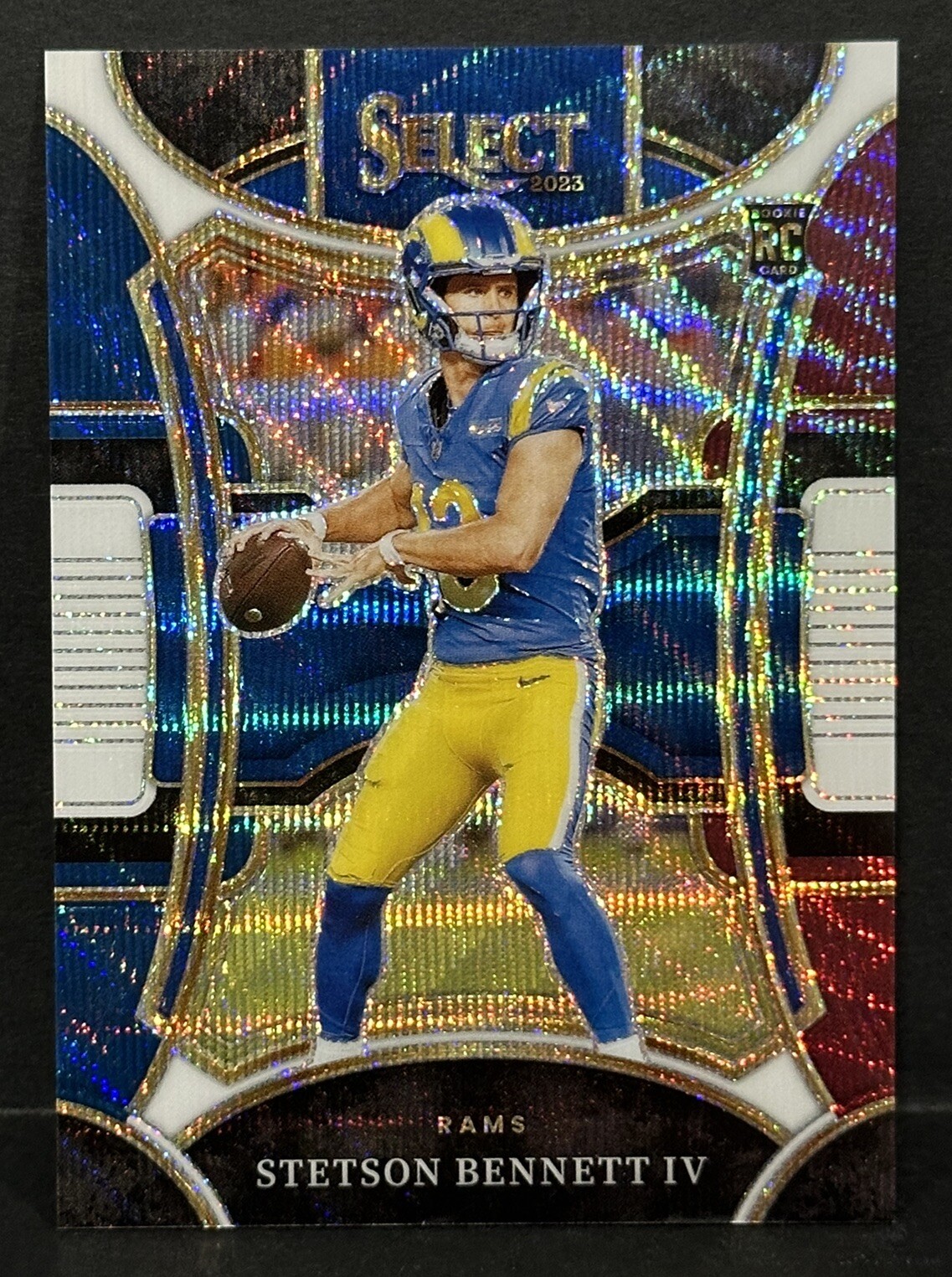 2023 Panini Select Football RC Stetson Bennett IV Suite Level Tri-Color /149