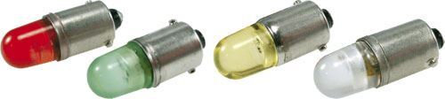 230V Light Indicator BA9s bulb, 0.9W 1100mcd clear - Afbeelding 1 van 1