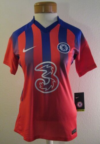 Nike Chelsea FC 22/23 Away Match Kit - Youth XL Striped Blue White