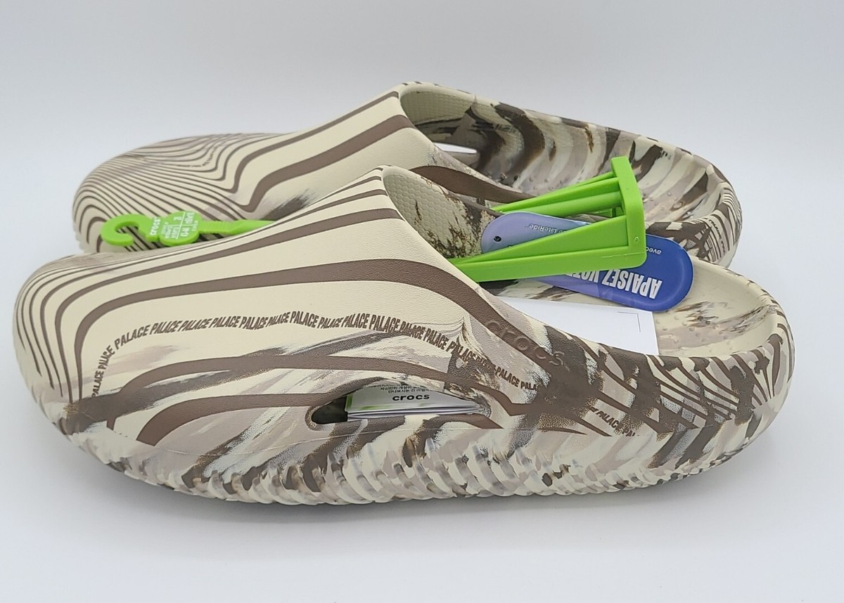 Palace x Crocs Mellow Recovery Clog Bone (Brown) Size M 10/W 12 