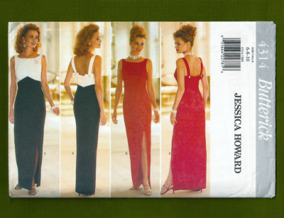 sachin and babi light blue dress Butterick 5429 A | Vintage Sewing Patterns main image 0