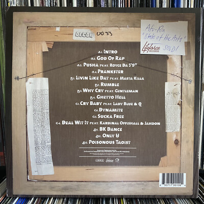 AFU-RA - STATE OF THE ARTS (VINYL 2LP) 2005 RARE ROYCE + WU-TANG +