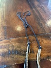 Handmade Medallion  Necklace on Soft Brown Rope With Wood And Silver Accents — photo 4