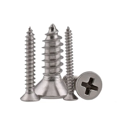 Stainless Steel Phillips Flat Countersunk Head Screws Self Tapping M3-M8 Screw