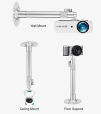 VANKYO Universal Extending Projector Ceiling Mount 360° Rotatable f Home Theater