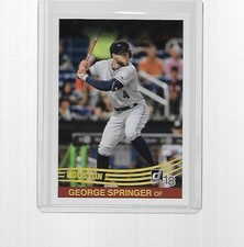 2018 DONRUSS BASEBALL RETRO 1984 GEORGE SPRINGER #240