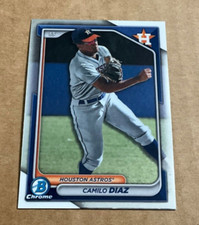 2024 Bowman Chrome BCP-135 Camilo Diaz Houston Astros Baseball Card
