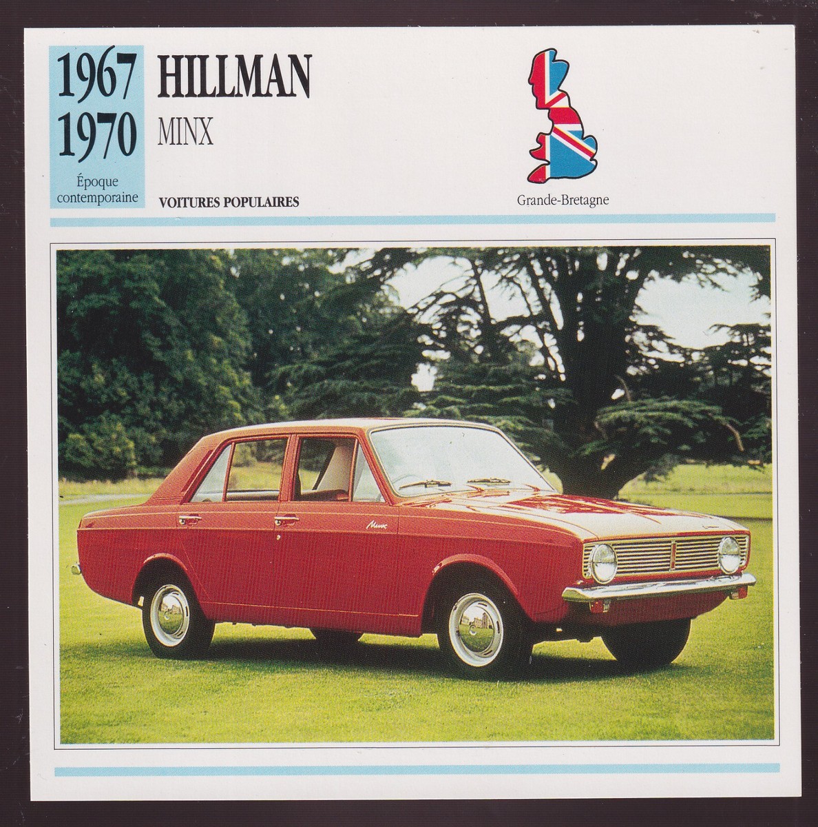 1967 1968 1969 1970 Hillman Minx British Car Photo Spec Sheet Info